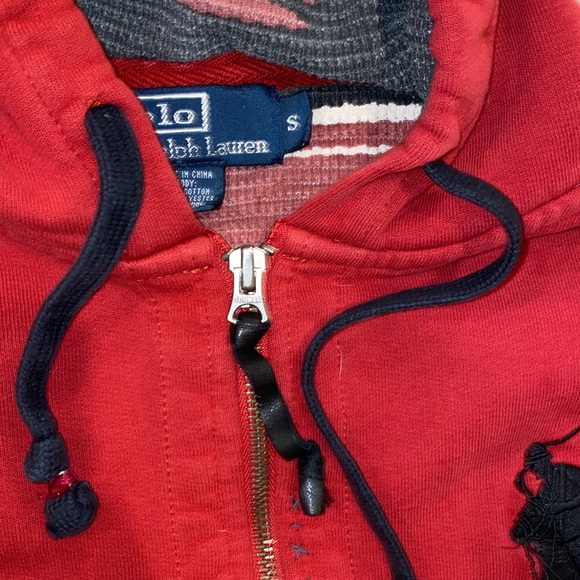 Vintage Hoodie Polo by Ralph Lauren - Small - Picture 3 of 9